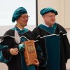 Initiation into honorary professors at Borys Grinchenko  Kyiv Metropolitan University  Okabe Yoshihiko, Honorary Consul of Ukraine in Kobe (Japan), Professor, Director of International Exchange Center at Kobe Gakuin University